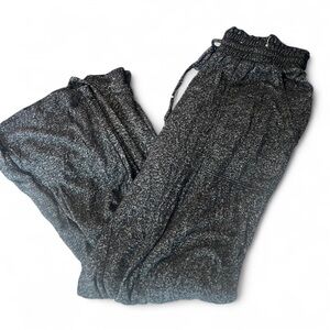Gray wide leg sweatpants